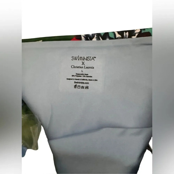 Swiminista x Christian Lacroix NWT Trpoical Large Bottom Recycled Swim - Picture 7 of 7